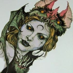 Vampire Queen Art Print